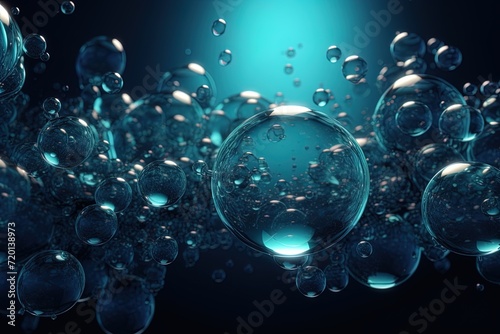 泡の抽象コンポジション
