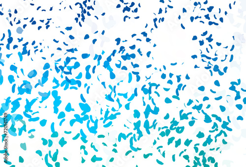 Light BLUE vector backdrop with abstract shapes.