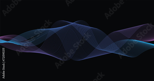 abstract black background with line pattern digital