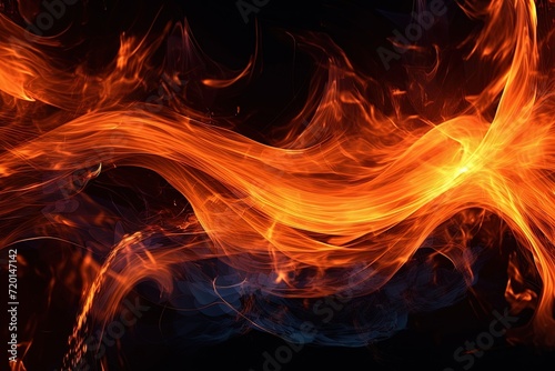 Flamme abstrakter Hintergrund