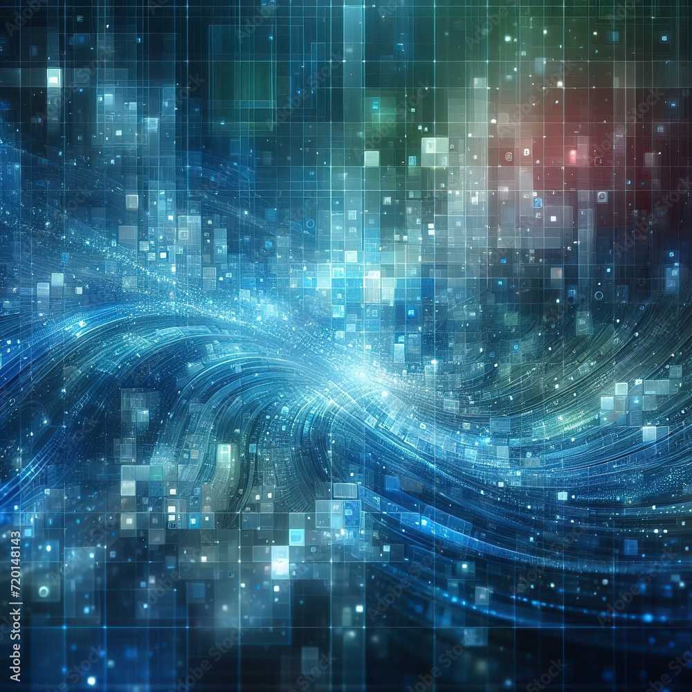 Blue mixed green background Square blur, square, abstract blur mosaic Blue mixed green background Square blur, square, abstract blur mosaic