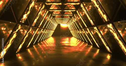 Animation of 80s Retro sci-Fi background. Video game Glow Retro wave. Grids neon glow light lines design. 