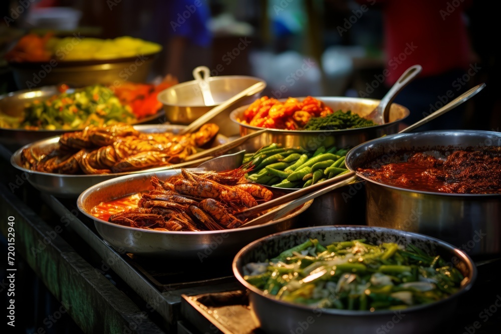 traditional Thai street food. Authentic Asian cuisine traditional Thai street food. Authentic Asian cuisine