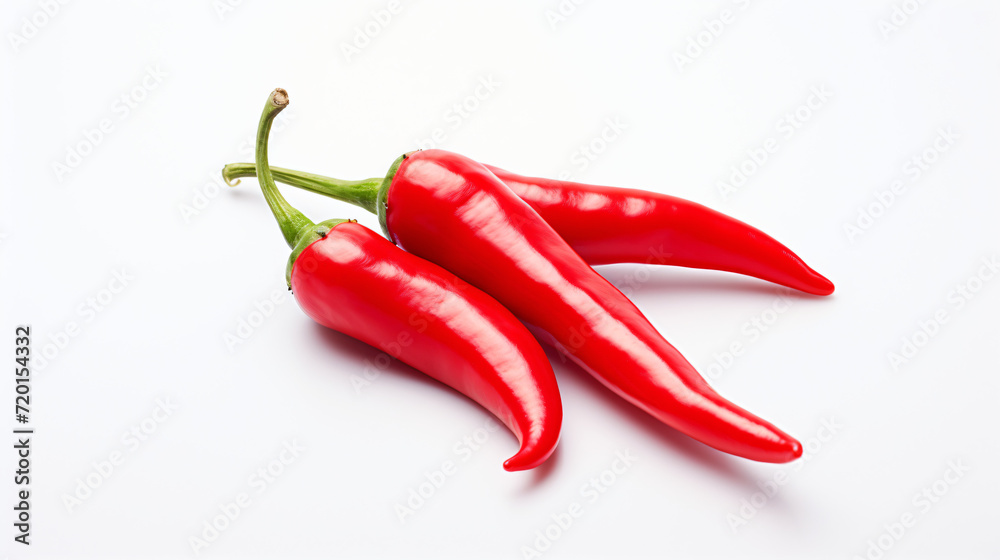Fresh red hot peppers