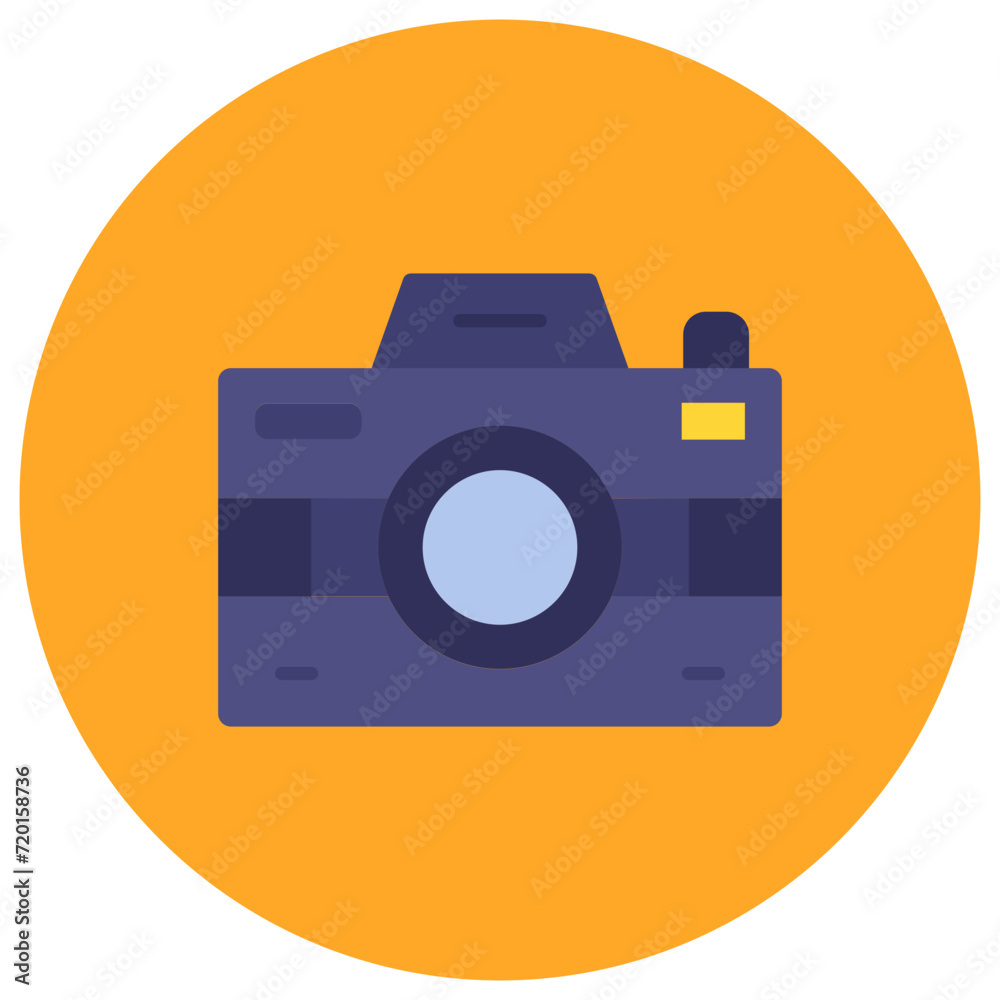 Camera icon vector image. Can be used for Birthday. Camera icon vector image. Can be used for Birthday.
