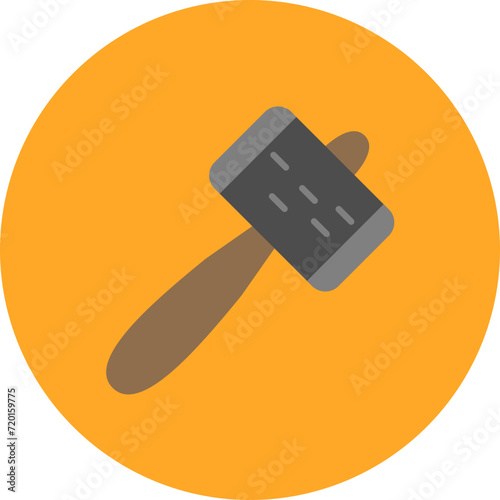 Free Download Mallet icon vector image. Can be used for Home Improvements. - GFXLoad