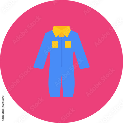 Coveralls icon vector image. Can be used for Home Improvements.