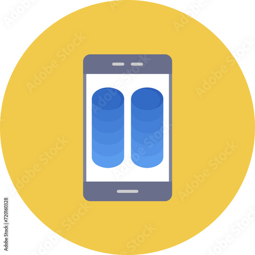 Storage icon vector image. Can be used for Mobile UI & UX.