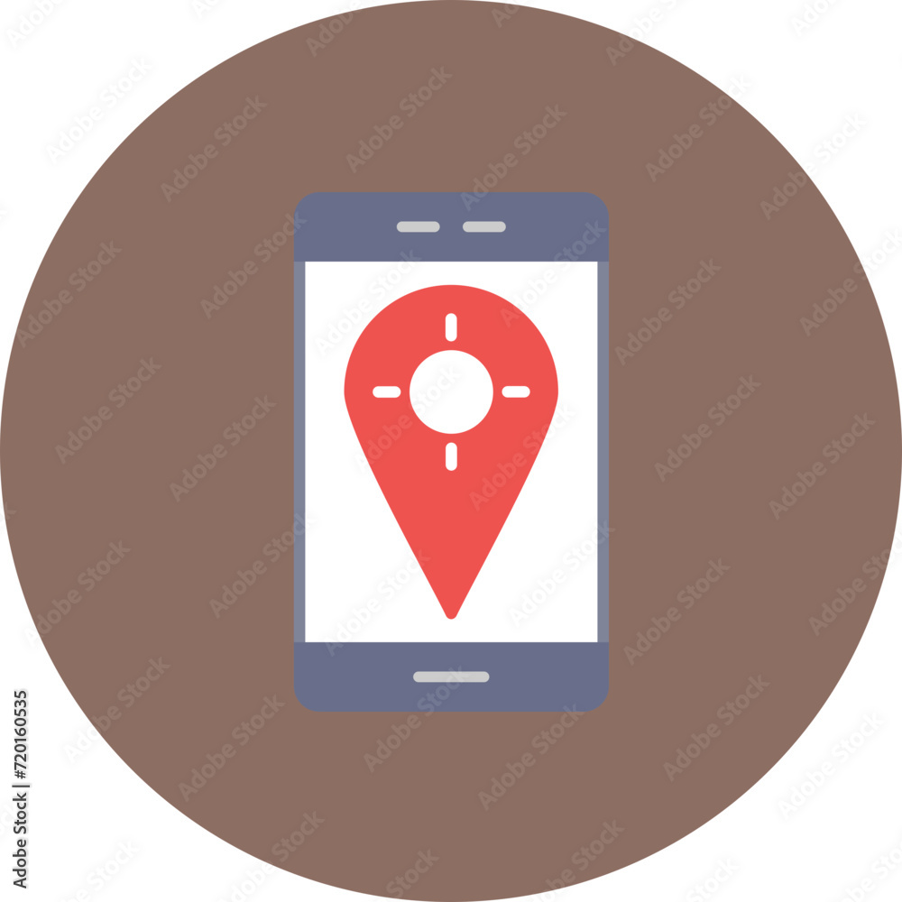 GPS Fixed icon vector image. Can be used for Mobile UI & UX. GPS Fixed icon vector image. Can be used for Mobile UI & UX.