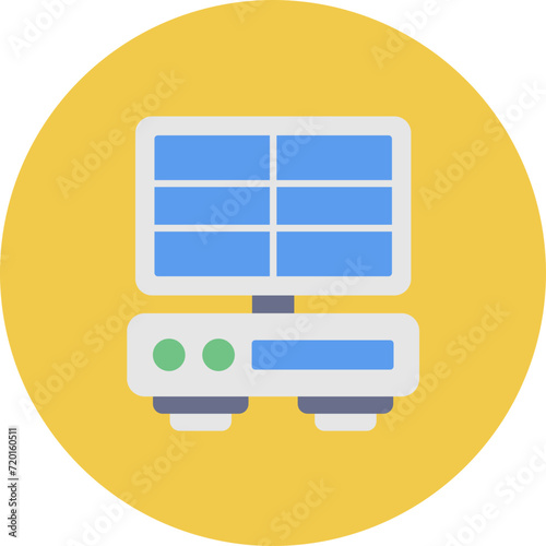 DVR icon vector image. Can be used for Mobile UI & UX.