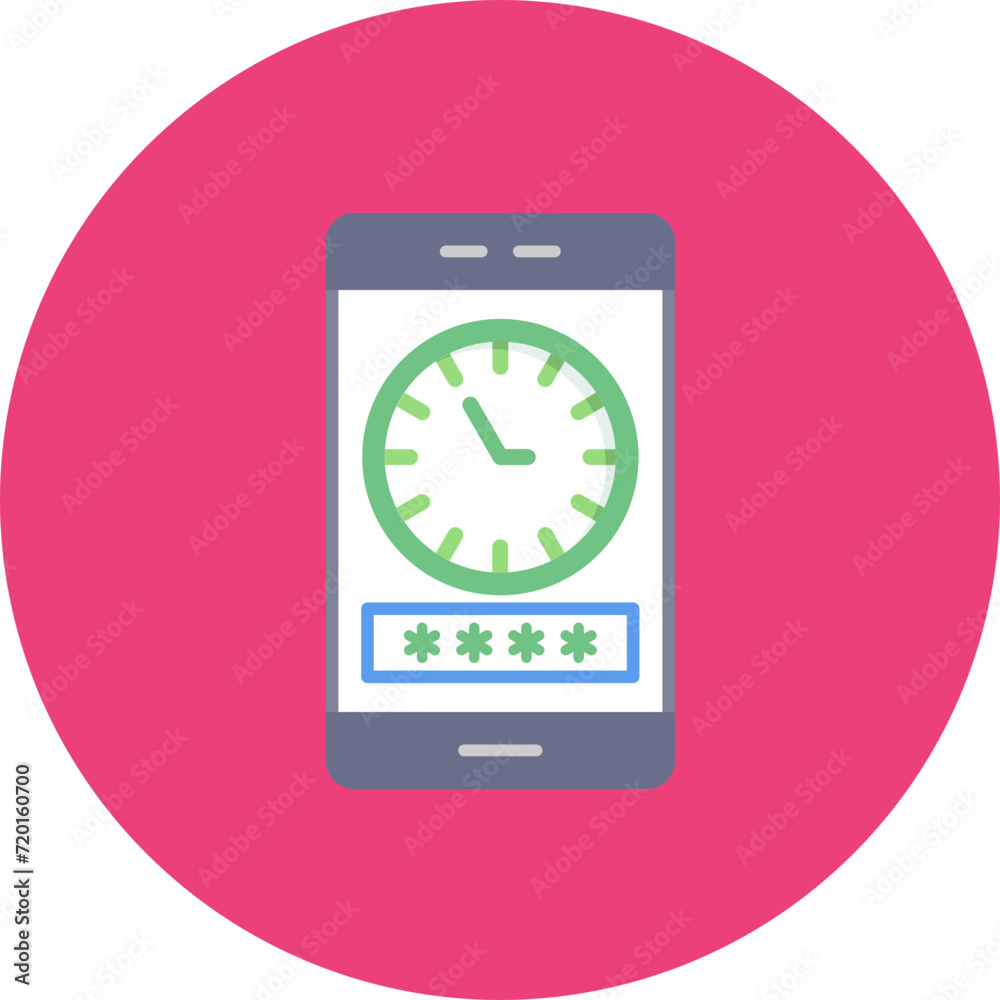 Access Time icon vector image. Can be used for Mobile UI & UX. Access Time icon vector image. Can be used for Mobile UI & UX.