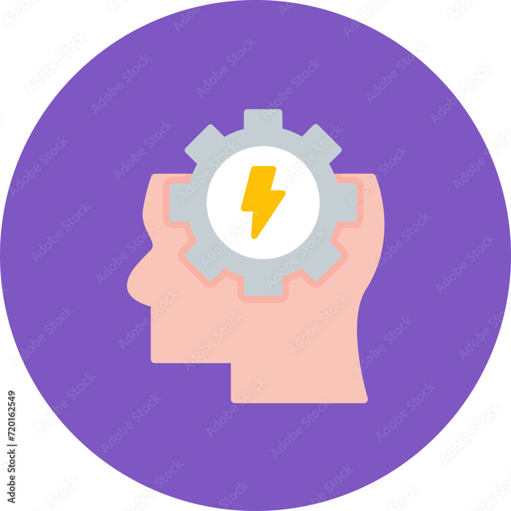 Mind Power icon vector image. Can be used for Entrepreneurship. Mind Power icon vector image. Can be used for Entrepreneurship.