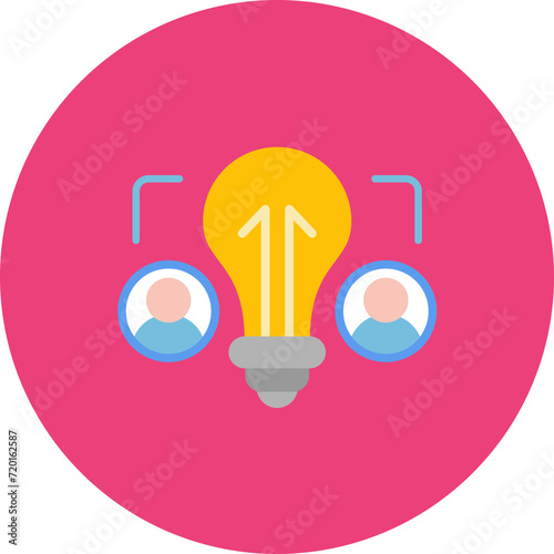 Innovative Idea icon vector image. Can be used for Entrepreneurship.