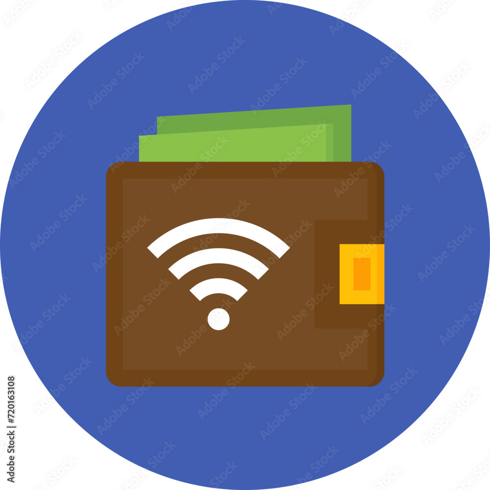 Smart Wallet icon vector image. Can be used for Internet of Things. Smart Wallet icon vector image. Can be used for Internet of Things.