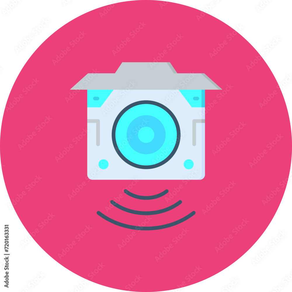 Smart CCTV icon vector image. Can be used for Internet of Things. Smart CCTV icon vector image. Can be used for Internet of Things.
