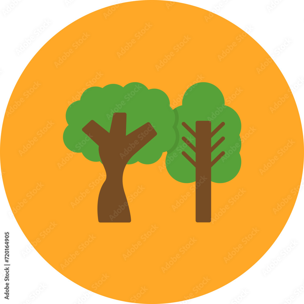 Deciduous Tree icon vector image. Can be used for Seasonal. Deciduous Tree icon vector image. Can be used for Seasonal.