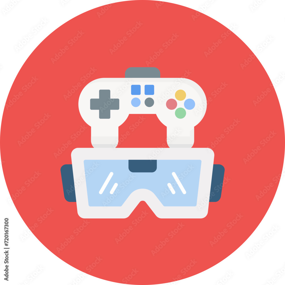 Vr Game icon vector image. Can be used for Virtual Reality. Vr Game icon vector image. Can be used for Virtual Reality.