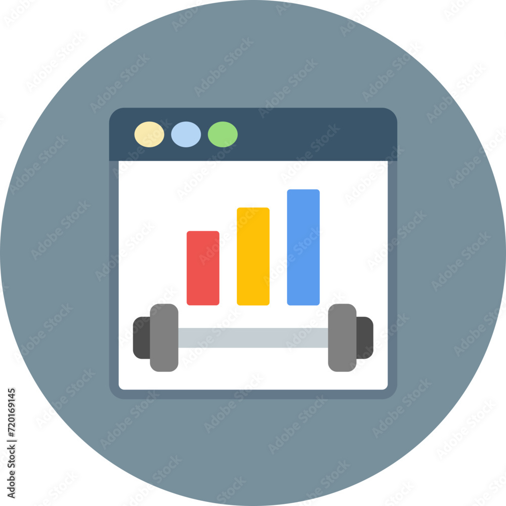 Fototapeta premium Strength icon vector image. Can be used for User Experience.
