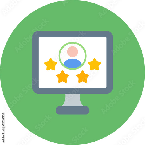 Satisfaction icon vector image. Can be used for User Experience.