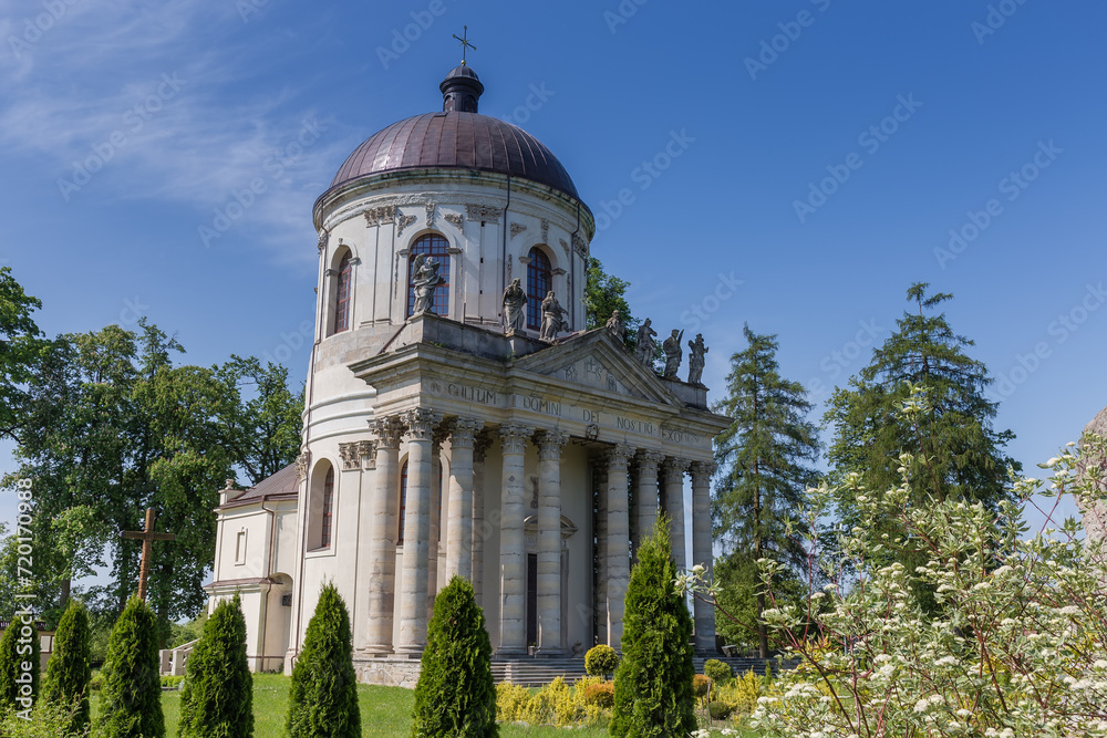 Baroque Roman Catholic church of St. Joseph in Pidhirtsi, Ukraine