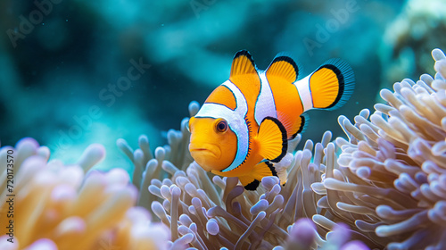 clownfish in aquarium