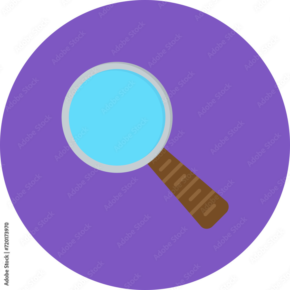 Magnifying Glass icon vector image. Can be used for Online Education. Magnifying Glass icon vector image. Can be used for Online Education.