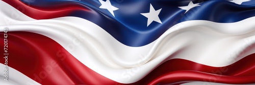 Free Download Patriotic American Flag Pennant on Wavy Background for Memorial Day - GFXLoad