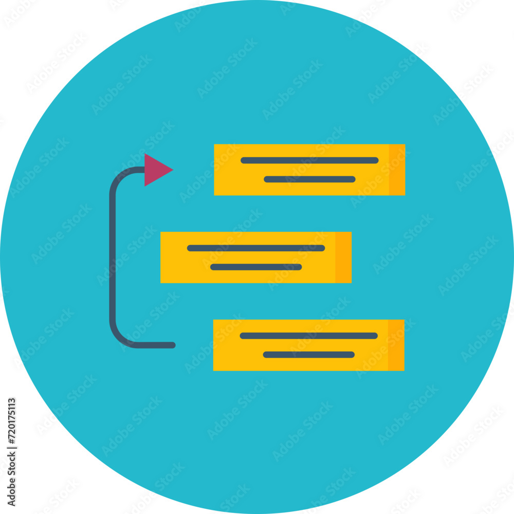 Backlog icon vector image. Can be used for Project Management.