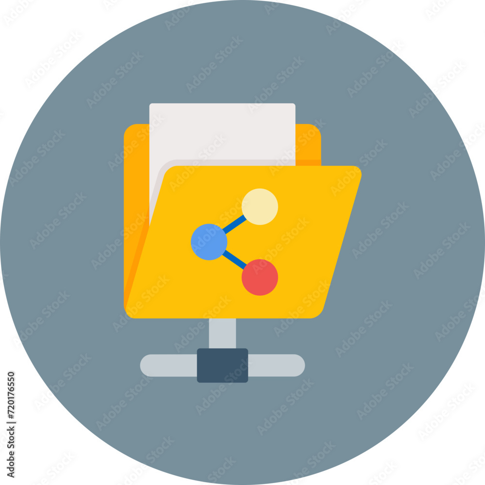 Shared Folder icon vector image. Can be used for Online Marketing. Shared Folder icon vector image. Can be used for Online Marketing.