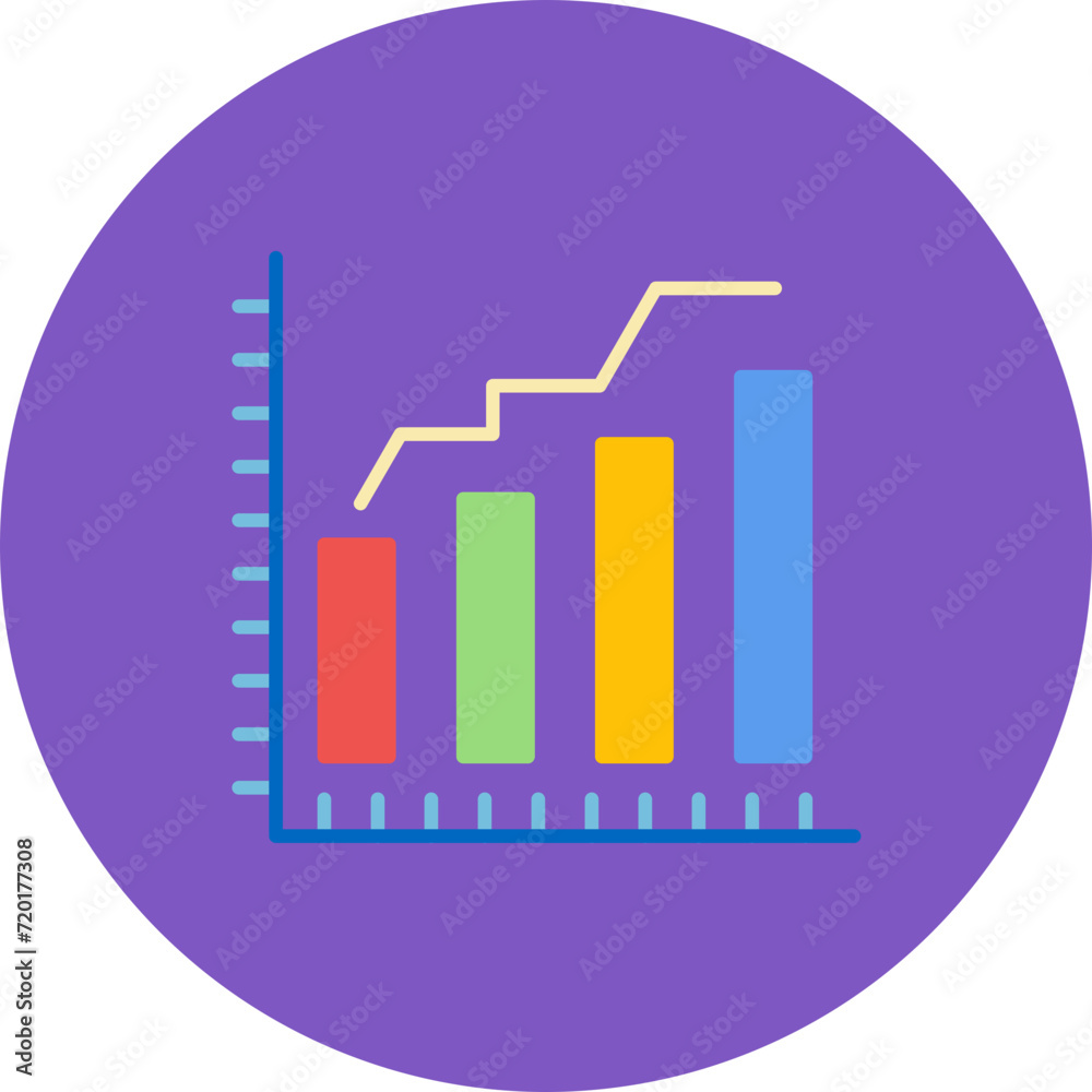 Graph icon vector image. Can be used for Web Marketing. Graph icon vector image. Can be used for Web Marketing.