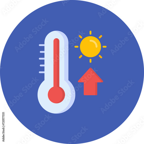 Thermometer icon vector image. Can be used for Spa.
