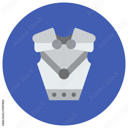 Armor icon vector image. Can be used for Medieval.