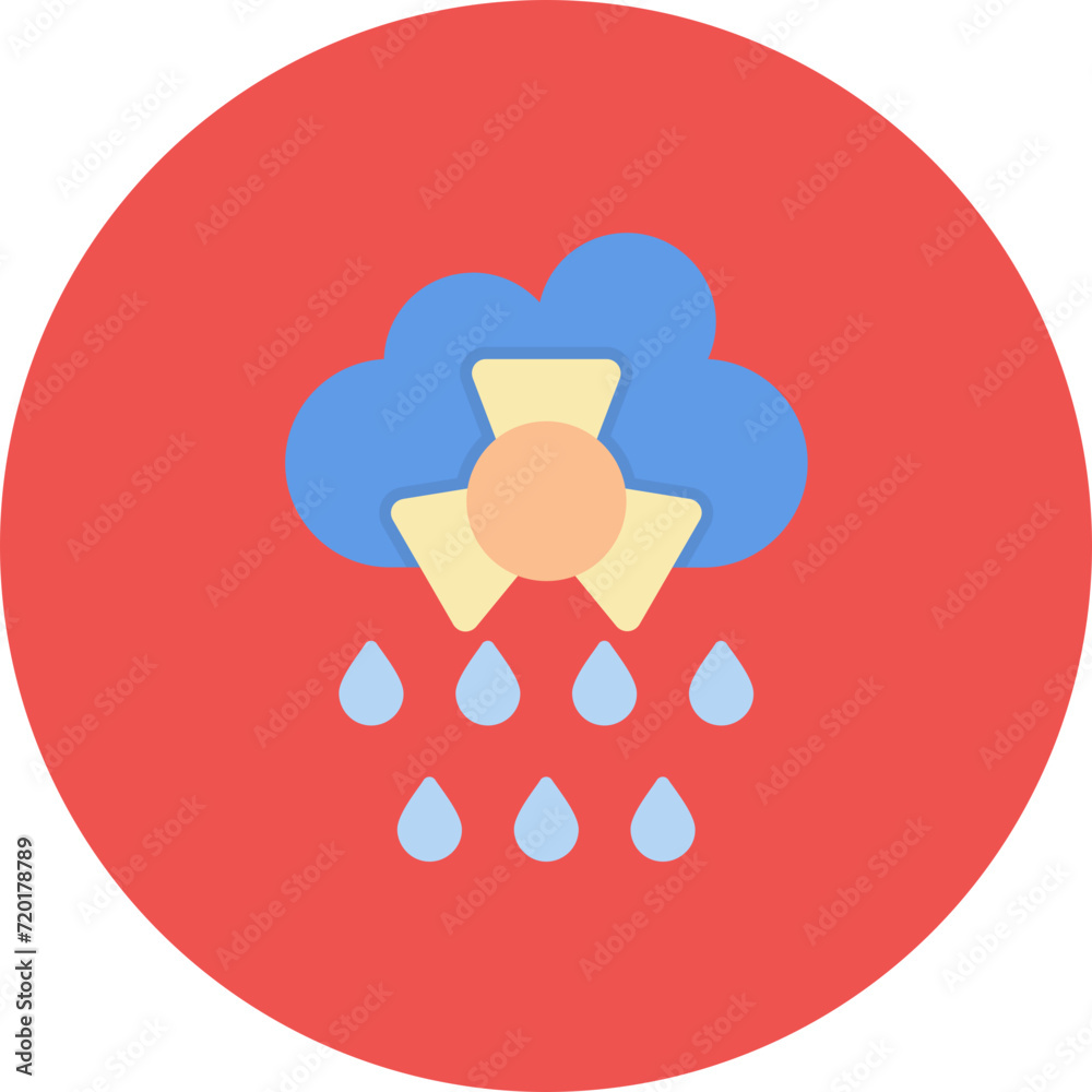 Acid Rain icon vector image. Can be used for Pollution. Acid Rain icon vector image. Can be used for Pollution.