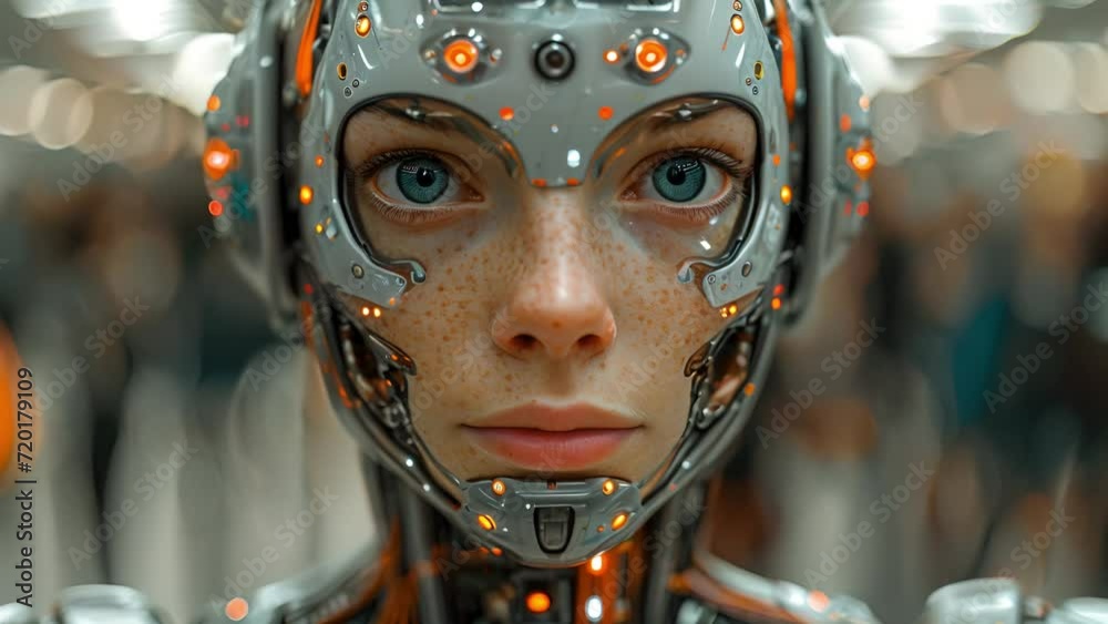 アンドロイド女性,Generative AI アンドロイド女性,Generative AI
