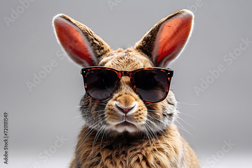 Bunny with shades, cool bunny glasses