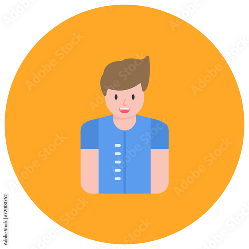 Male Patient icon vector image. Can be used for Health Checkup.