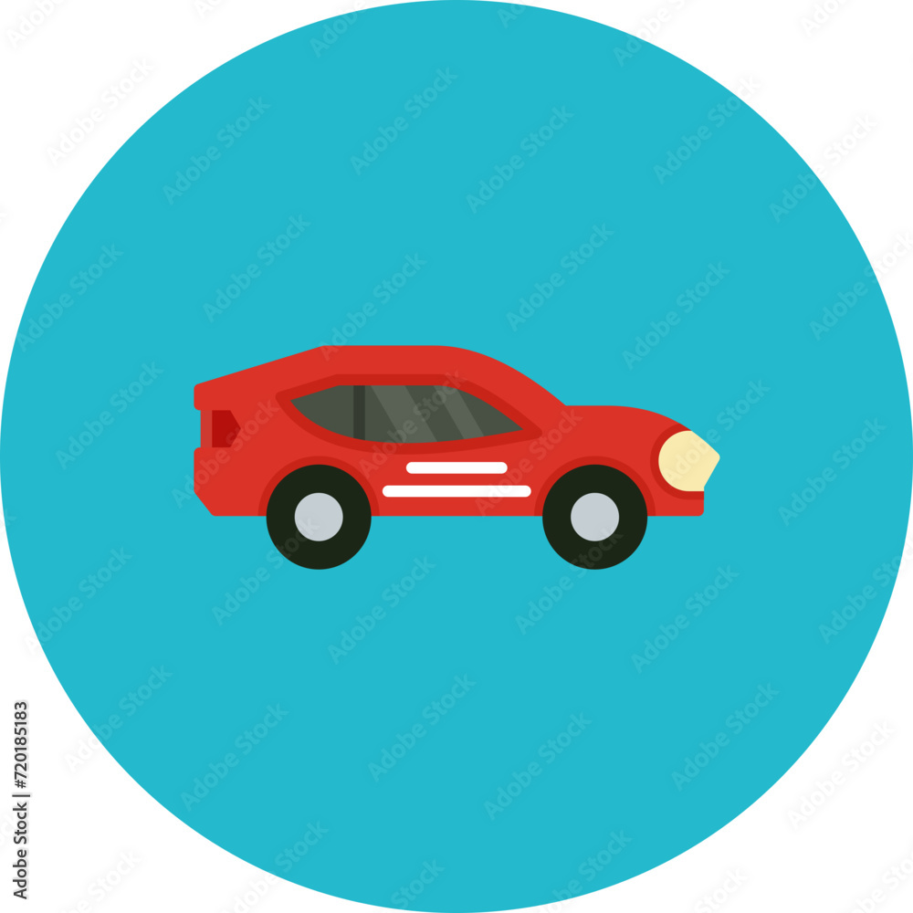 Racing Car icon vector image. Can be used for Auto Racing.