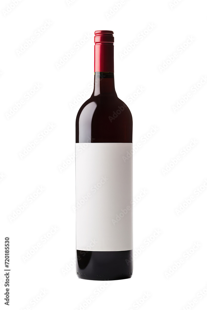 wine bottle isolated on white wine bottle isolated on white