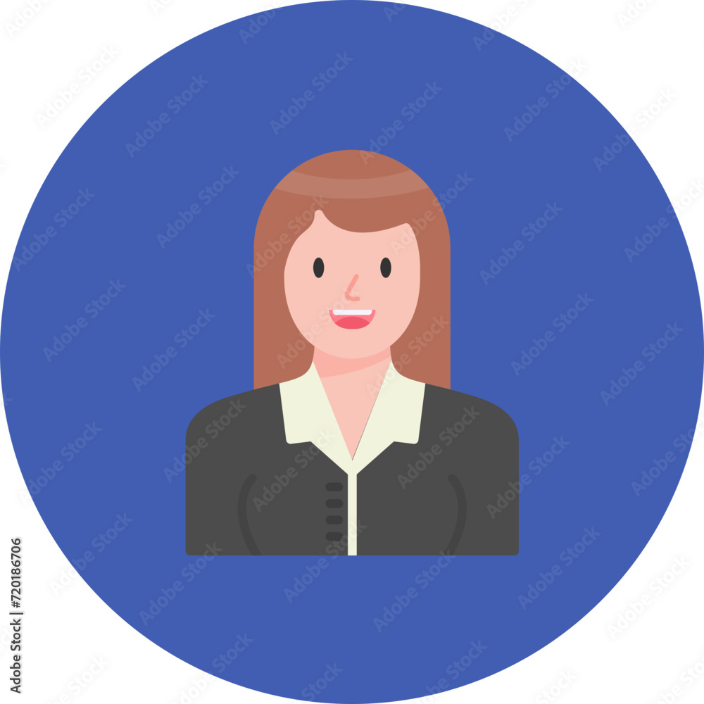 Business Woman icon vector image. Can be used for Housekeeping. Business Woman icon vector image. Can be used for Housekeeping.