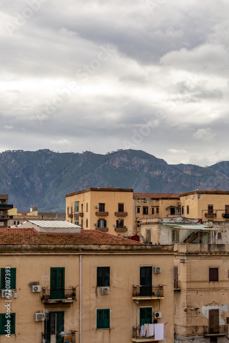 Palermo, Sicily, Italy The skyline and rooftops of Palermo. © Alexander