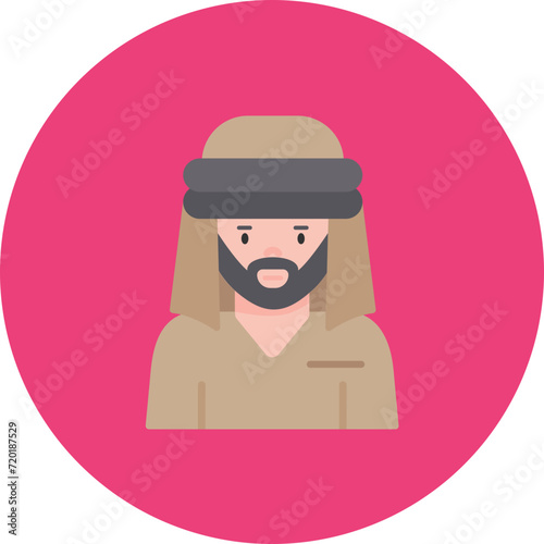 Man icon vector image. Can be used for Dubai.