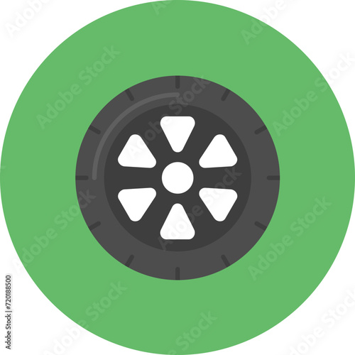 Wheel icon vector image. Can be used for Ancient Civilization.