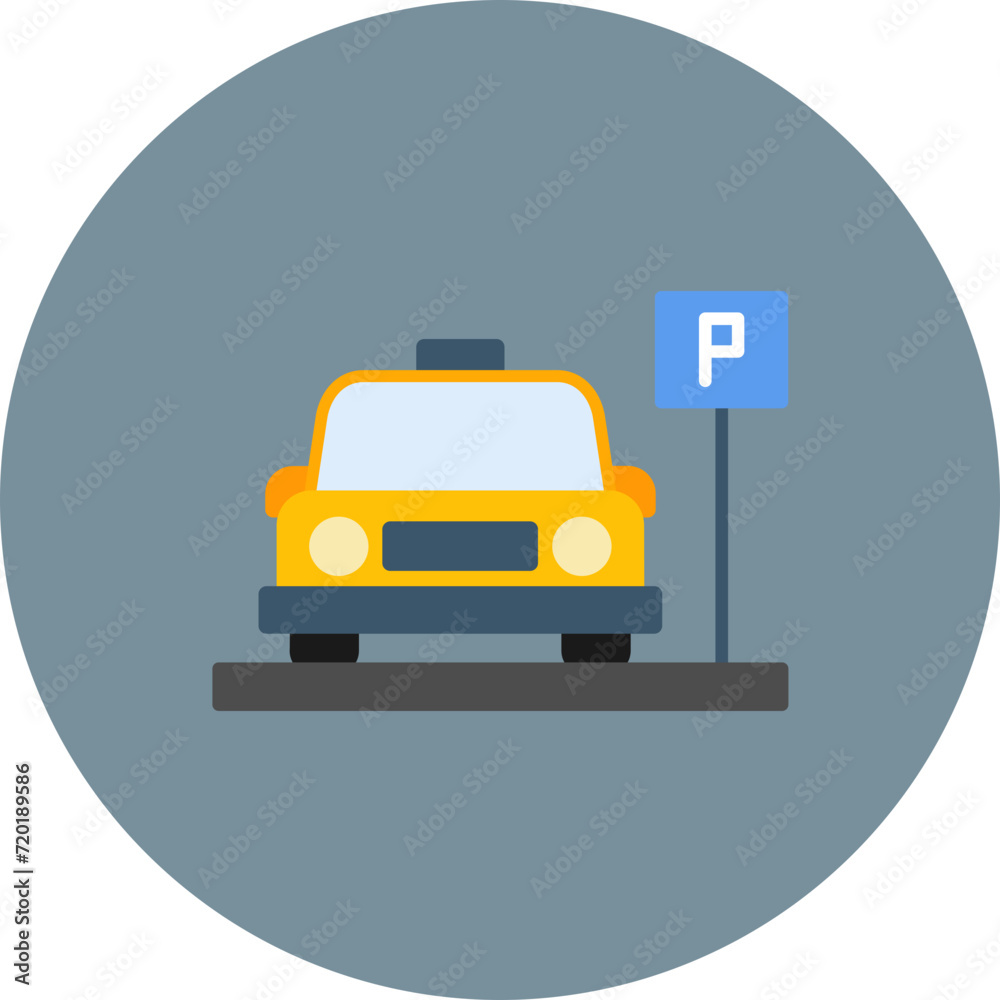 Parking icon vector image. Can be used for Map and Navigation. Parking icon vector image. Can be used for Map and Navigation.