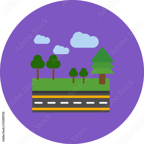 Multiple POIs icon vector image. Can be used for Map and Navigation.