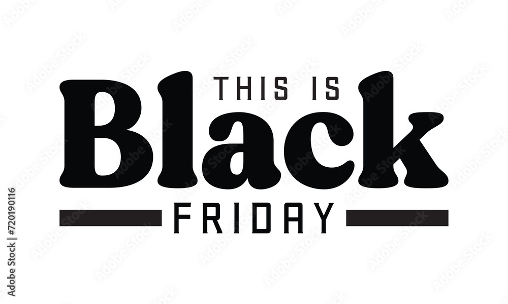 This is Black Friday t shirt design vector file 