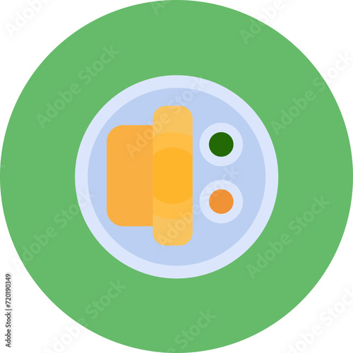 Masala Dosa icon vector image. Can be used for World Cuisine.