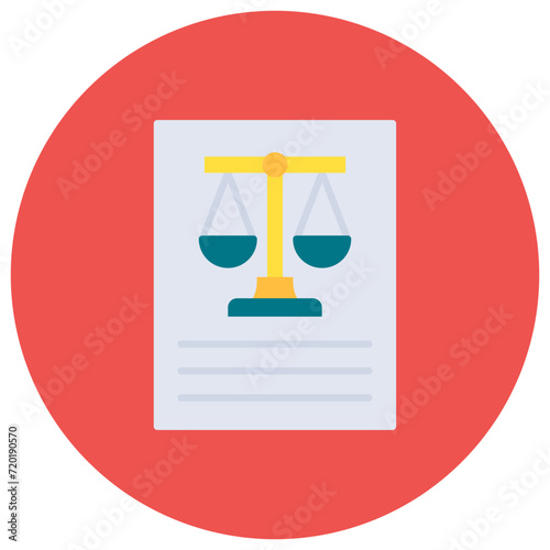 Judgement icon vector image. Can be used for Crime and Law.
