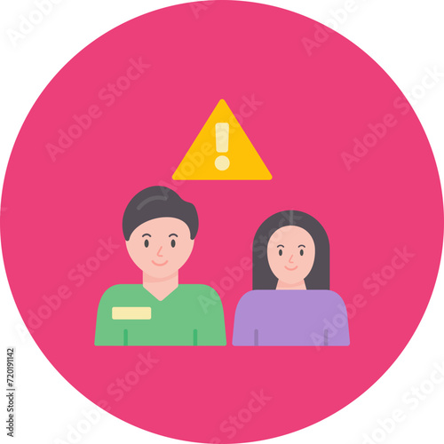 Pay Attention icon vector image. Can be used for Life Skills.