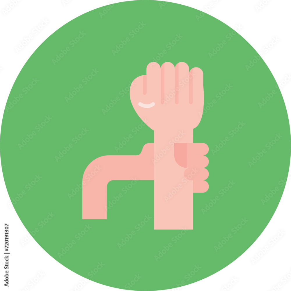 Self Restraint icon vector image. Can be used for Life Skills. Self Restraint icon vector image. Can be used for Life Skills.