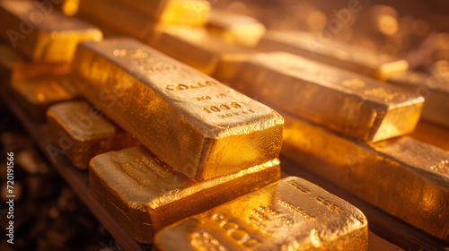 Golden ingots, gleaming with opulence and symbolic of wealth, radiate prosperity and fortune, making them treasured additions to festive celebrations and cultural displays